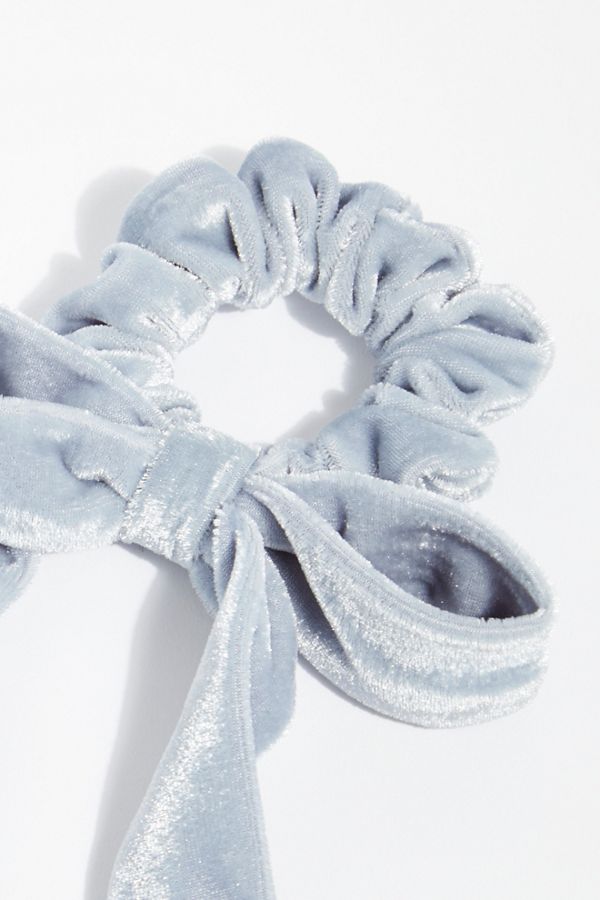 Slide View 4: Velvet Bow Scrunchie