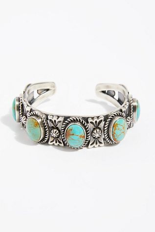 Turquoise Five Row Cuff