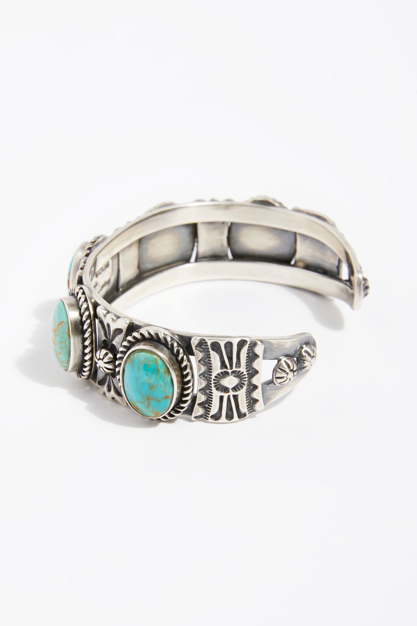 Slide View 2: Turquoise Five Row Cuff