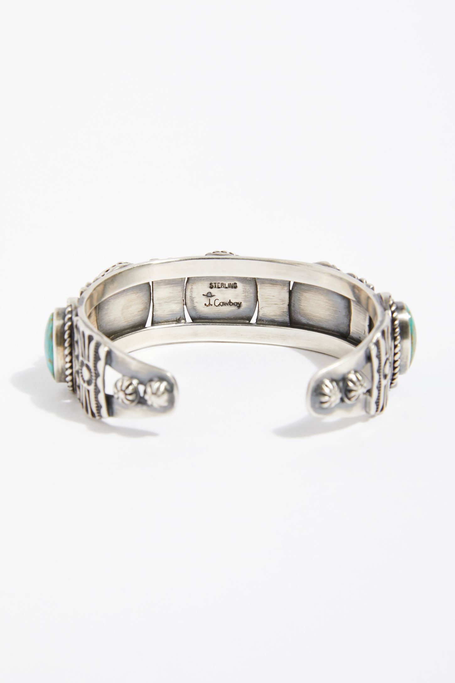 Slide View 3: Turquoise Five Row Cuff