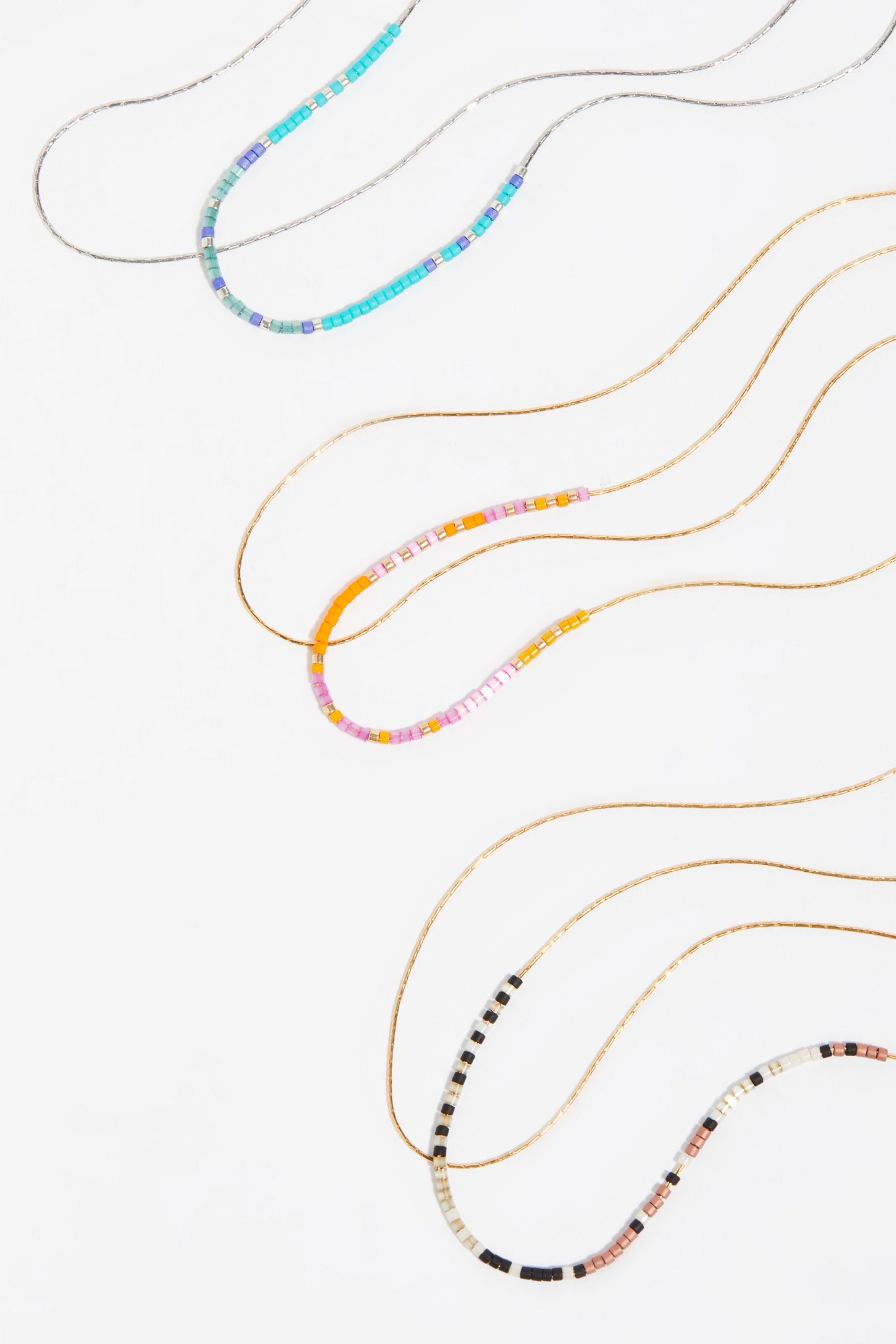 Slide View 1: Serefina Little Bead Necklace Set