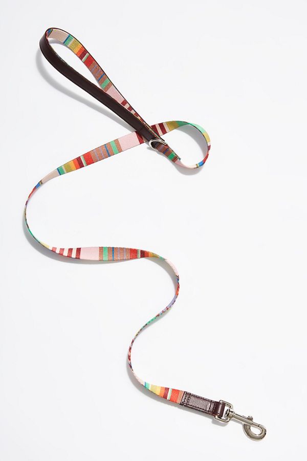 Slide View 1: Ellie Striped Webbing Leash