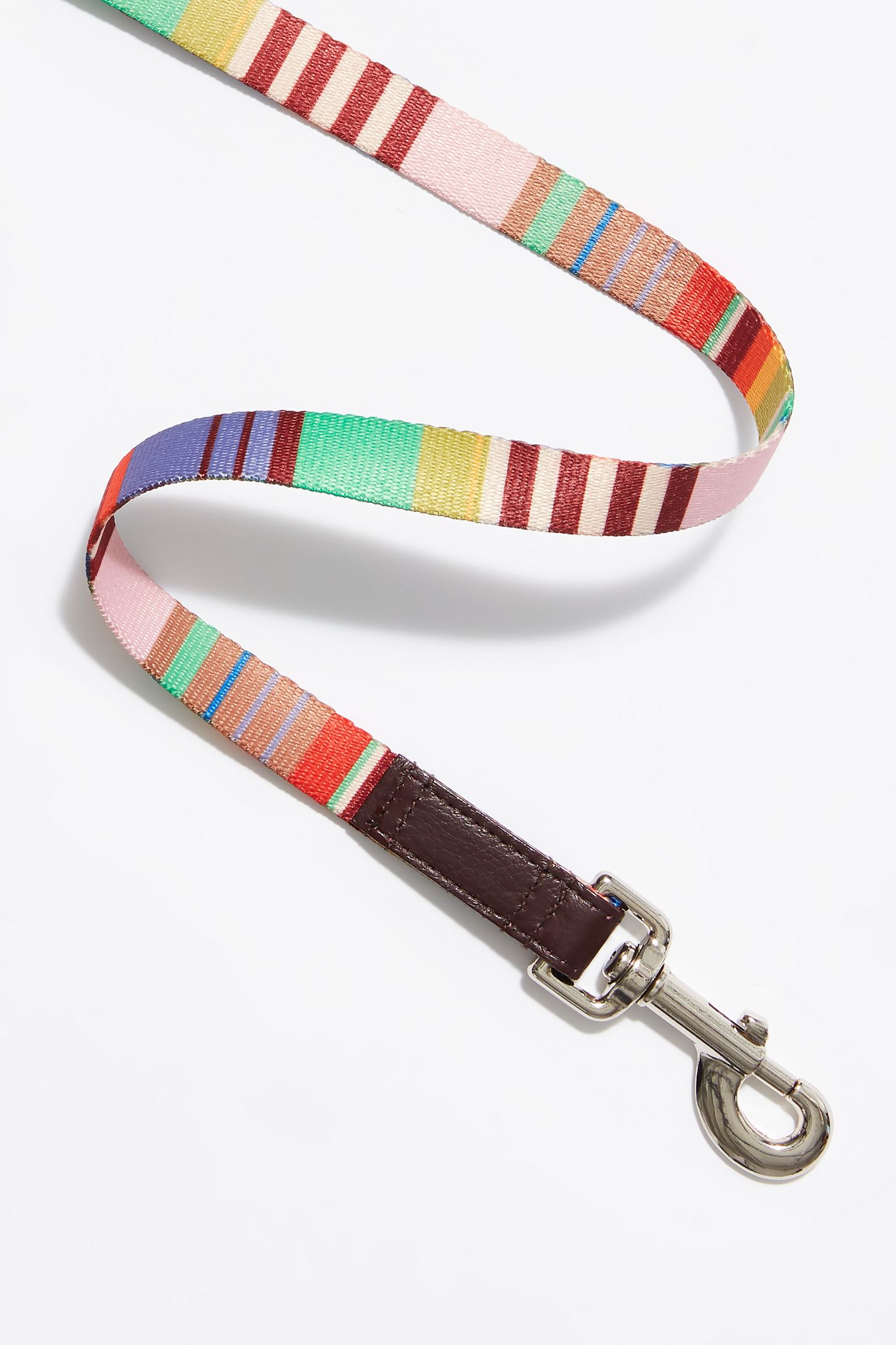 Slide View 3: Ellie Striped Webbing Leash