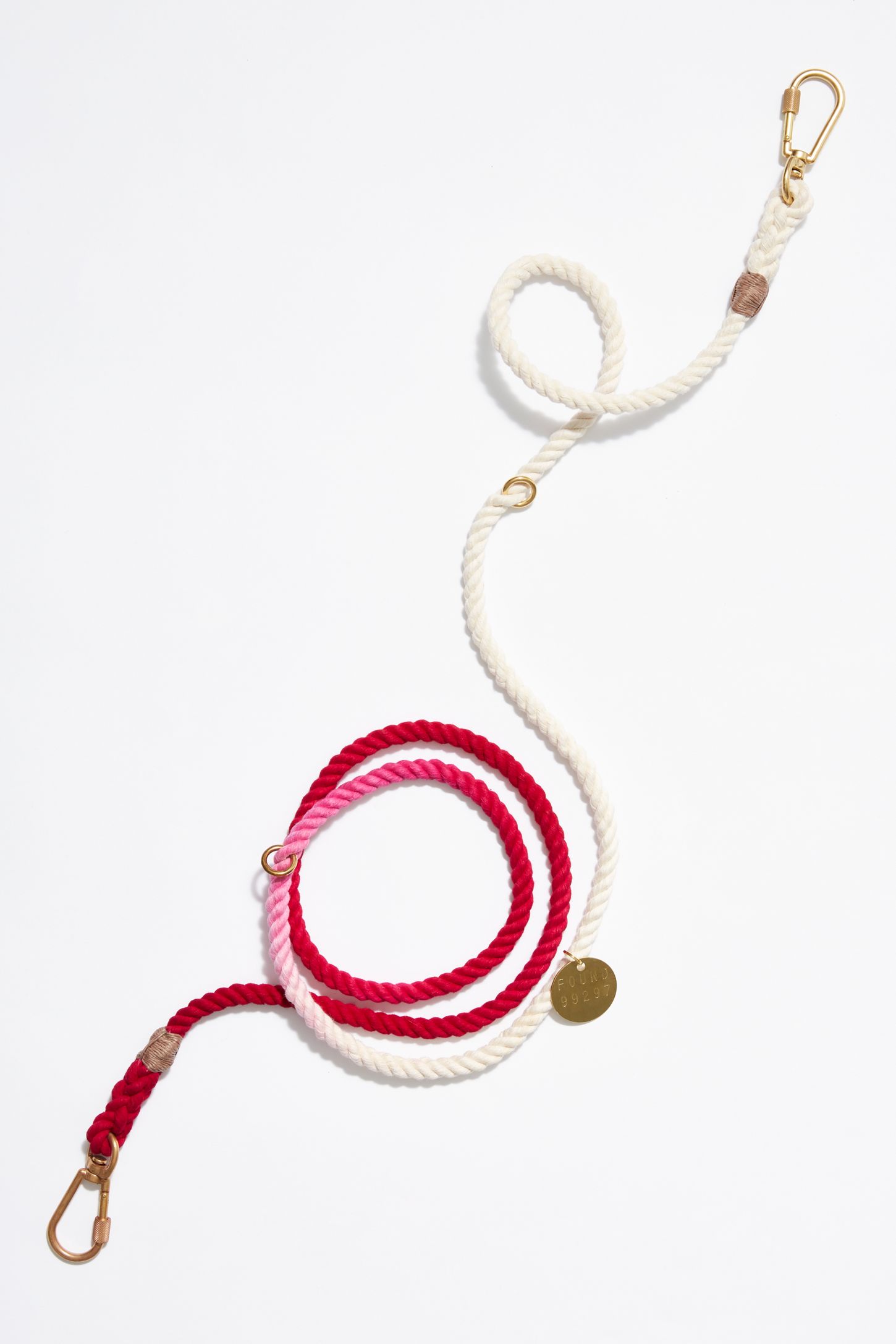 Slide View 1: Ombre Rope Dog Leash
