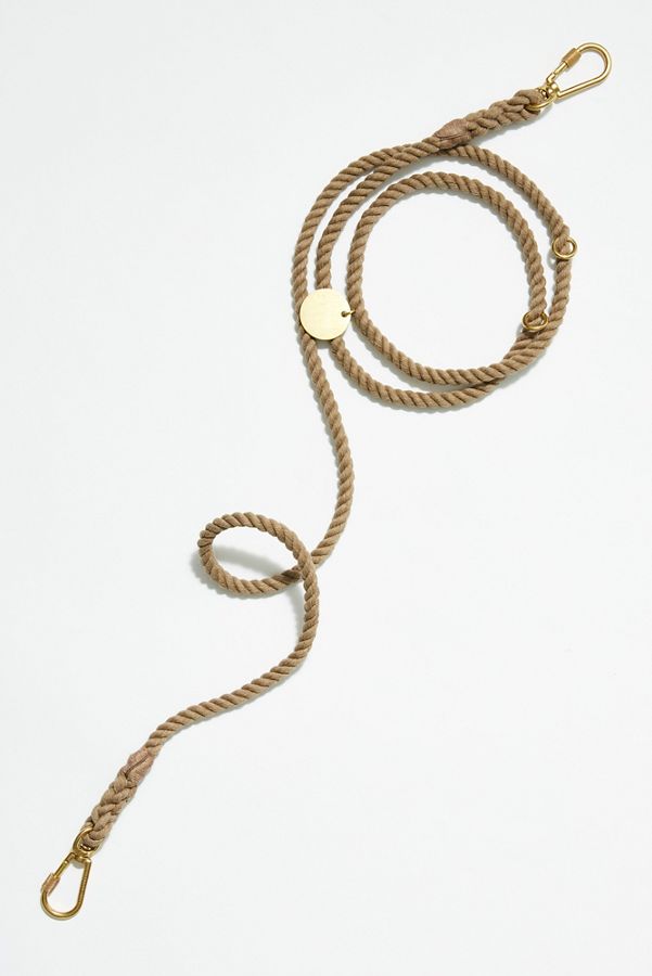 Slide View 1: Solid Overdyed Rope Leash