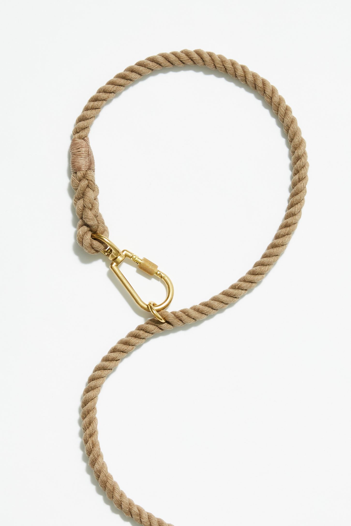 Slide View 2: Solid Overdyed Rope Leash
