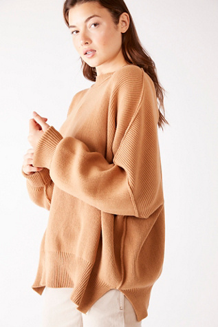 Free People Easy Street Tunic In Camel