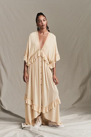 endless summer by free people sunflower maxi dress
