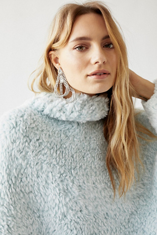Free People Evie Statement Earrings By Free People Crystal One Size From Free People Daily Mail