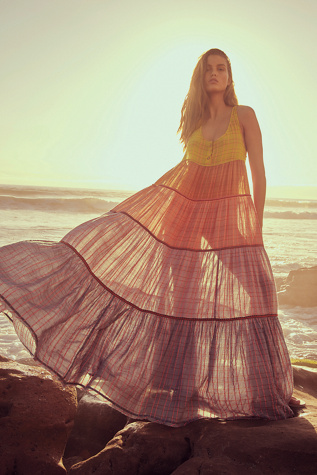 skies are blue juliana knit maxi dress
