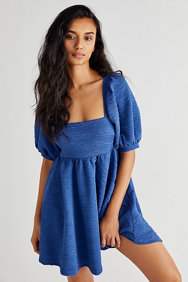 Free People Violet Mini Dress In Shaded Lake