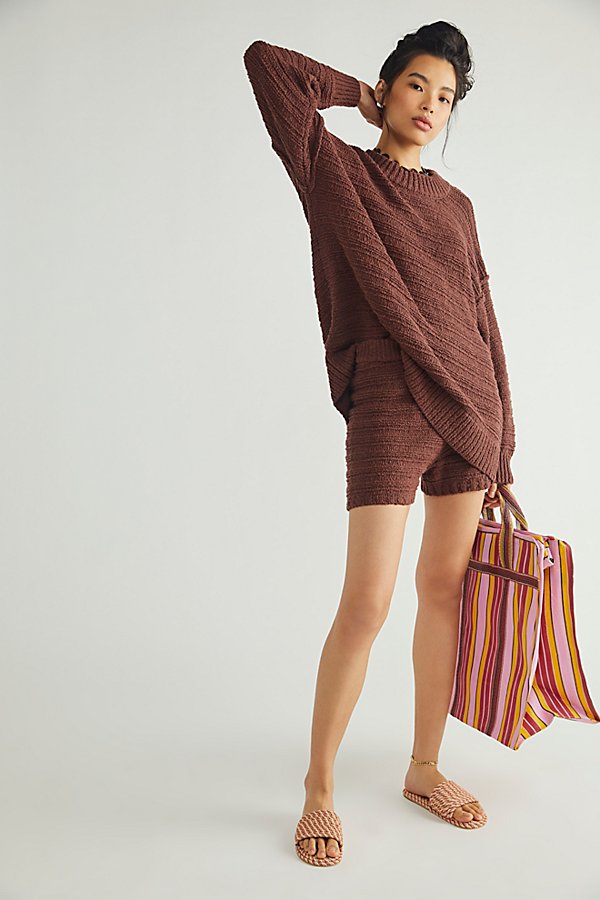 Fp Beach Malibu Boo Sweater Set In Dried Currant | ModeSens