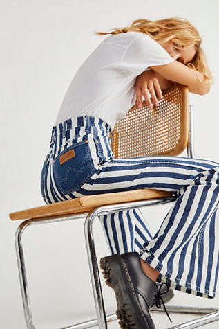 Wrangler store striped jeans