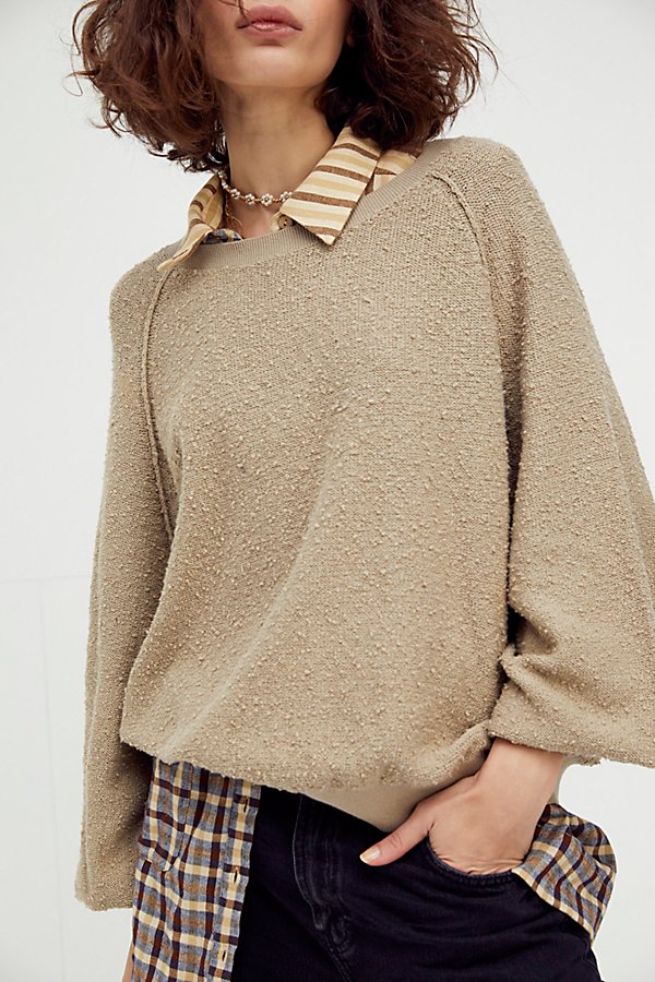 Free People Found My Friend Pullover In French Grey