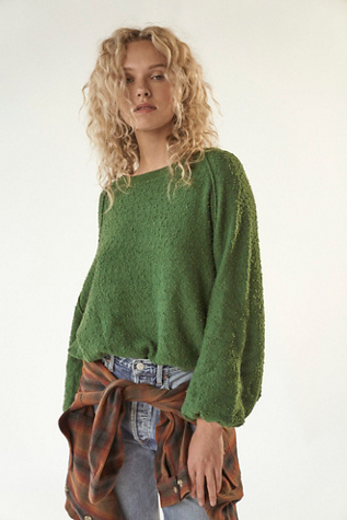 Free People Found My Friend Pullover In Malachite