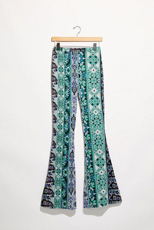 aztec flare pants