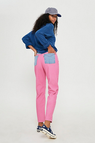 light pink mom jeans