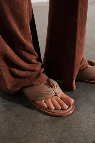 puffy flip flops