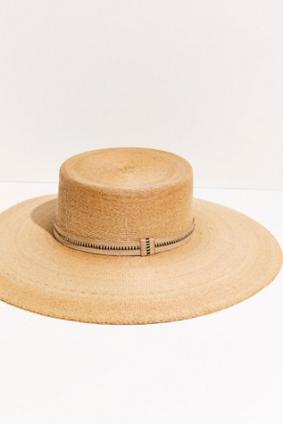 Asn Hats Rosalia Wide Brim Straw Boater Hat In Natural | ModeSens